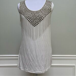 Vocal Brand White Grommet Top M